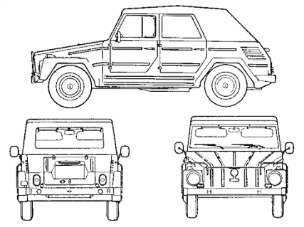 VW Type 181, trekker, safari, thing image.